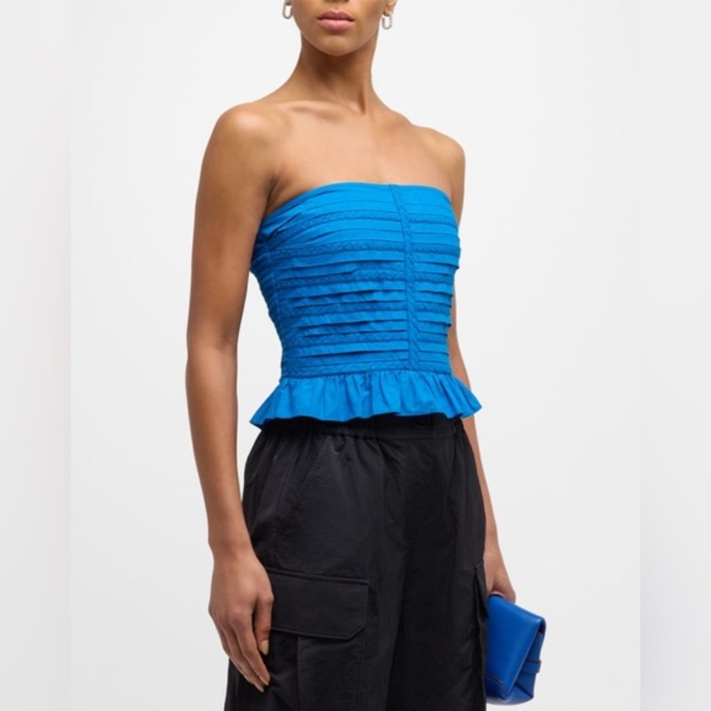 Ramy Brook
Annie Strapless Peplum Blouse